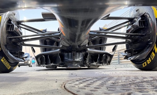 L’aerodinamica nelle attuali F1: un gioco di vortici che ha «annullato» il regolamento - L’aerodinamica nelle attuali F1: fondo della McLaren
