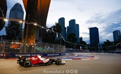L’Alfa Romeo scivola nelle qualifiche di Singapore