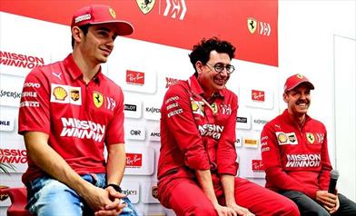 La Ferrari fa quadrato con Binotto puntando al pronto riscatto. - La Ferrari fa quadrato con Binotto puntando al pronto riscatto.
