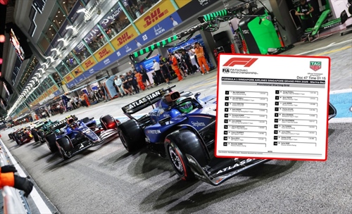 La griglia di partenza del GP di Singapore - La griglia di partenza del GP di Singapore