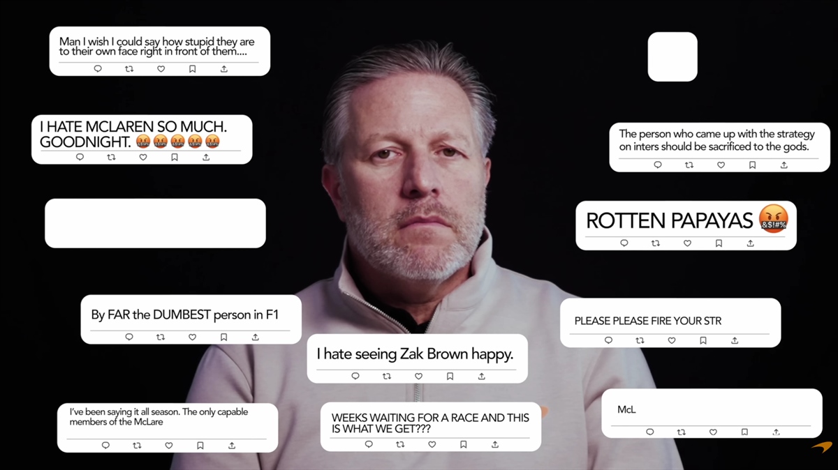 La McLaren dice stop agli abusi online, noi rilanciamo: da oggi si denuncia