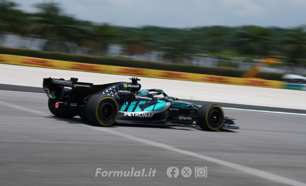 GP Bahrain, Russell, Mercedes