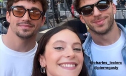 La Michielin 'incastra' Leclerc e Gasly al concerto di Taylor Swift