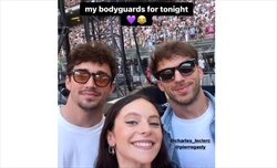 La Michielin 'incastra' Leclerc e Gasly al concerto di Taylor Swift - La Michielin 'incastra' Leclerc e Gasly al concerto di Taylor Swift