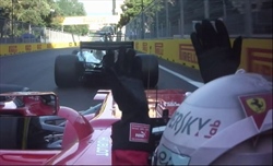 La peggior versione di Vettel in Ferrari: GP di Baku 2017