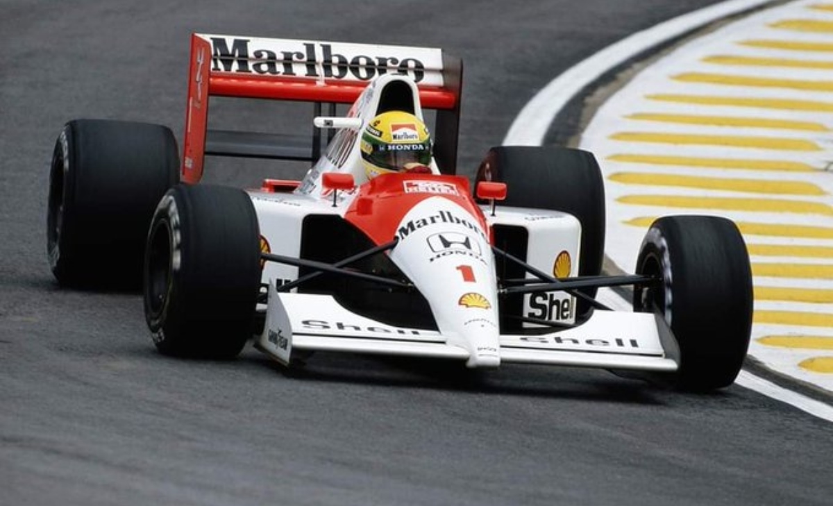 La prima vittoria di Senna in Brasile