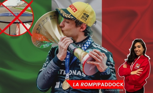 La rompipaddock - A Shanghai niente macarena ma si balla con Mameli 