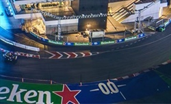Las Vegas: le prime immagini dal circuito della (pericolosa) uscita dai box