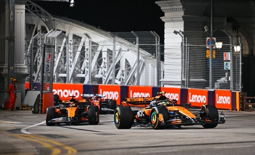 Le reazioni di Piastri e Norris al contatto. Sale la contesa il McLaren?