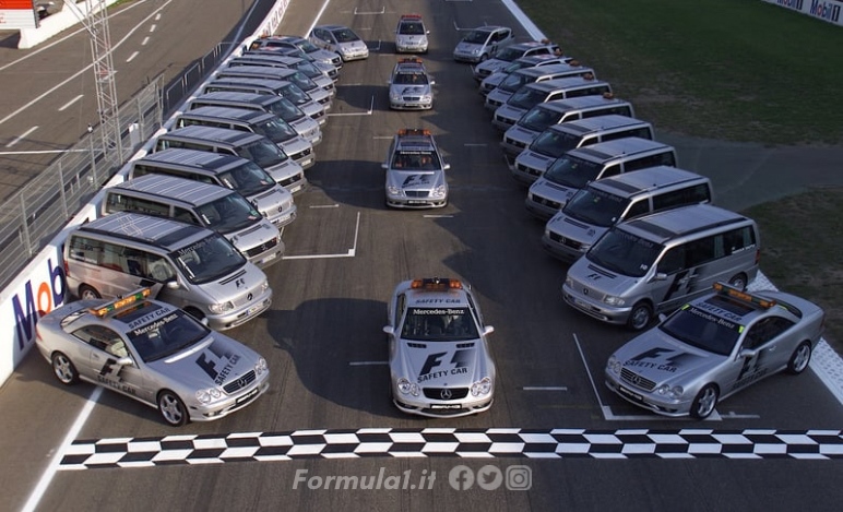 Dal 1996 Safety Car Mercedes in F1