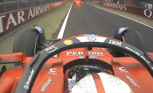Leclerc cerca l'erba per appesantire la SF-25: gli onboard dal GP di Cina