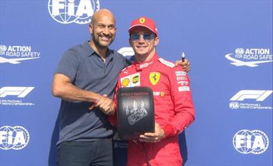 Leclerc è un missile. SuperPole a Spa