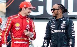 Leclerc: «Hamilton porterà in Ferrari la sua esperienza. Io accetto la sfida»