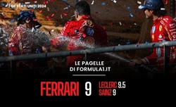 Leclerc sceriffo in Texas con una super Ferrari, Verstappen risorge: le pagelle del GP  - Leclerc sceriffo in Texas con una super Ferrari, Verstappen risorge: le pagelle del GP 