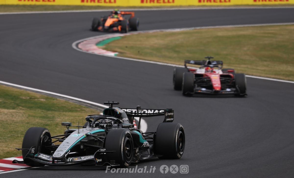 Leclerc smaschera la finta strategia di Russell: le comunicazioni radio