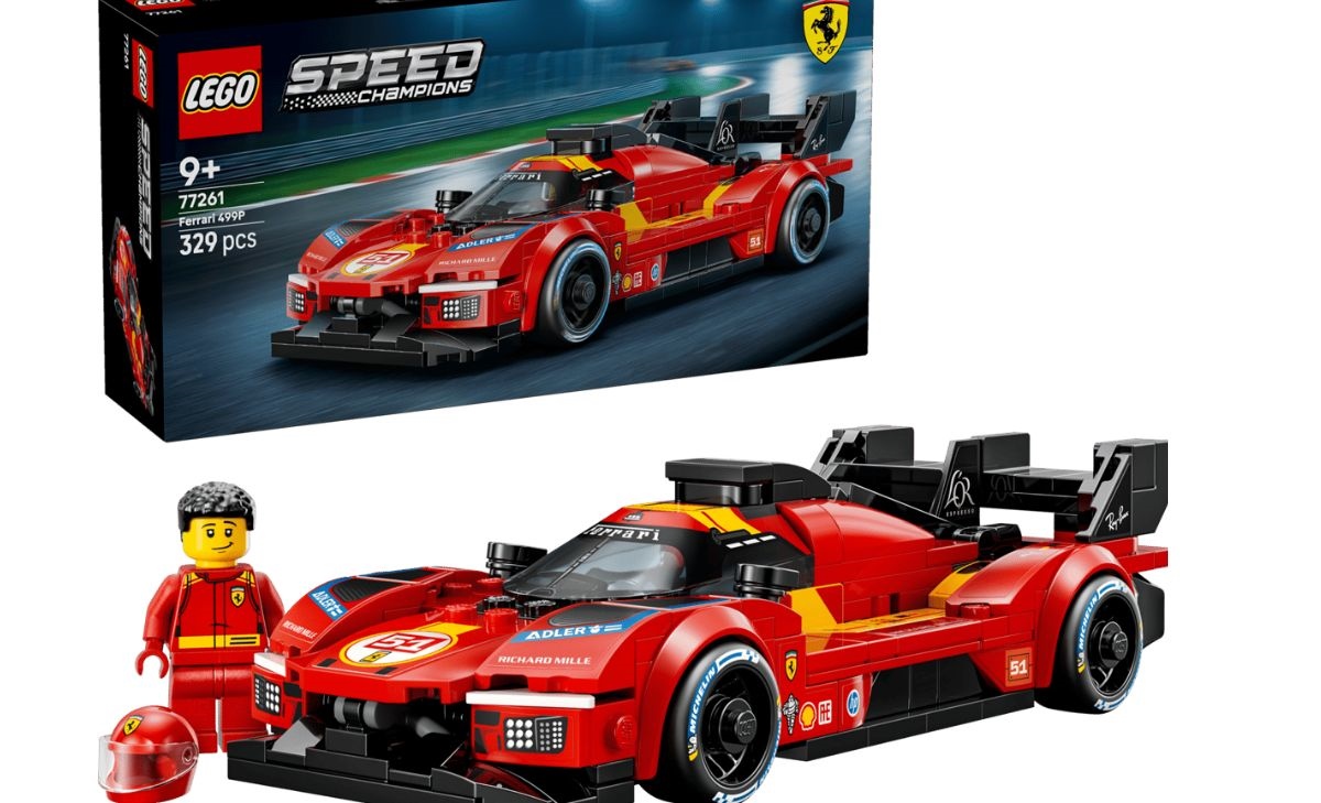 Lego, in arrivo l'iconica Ferrari 499P 