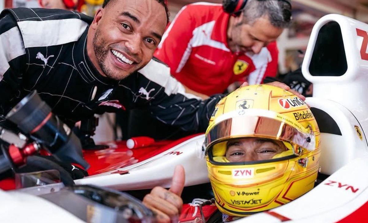 Lewis e Nicolas Hamilton a Fiorano: l'emozionante giro sulla Ferrari 3-Seater