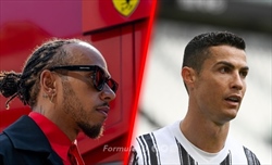 Lewis Hamiltoon, altro che Cristiano Ronaldo...