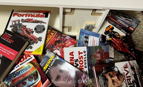Libri, F1 e una mensola che non regge...