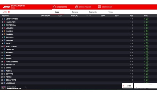 LIVE - GP Bahrain 2026 - LIVE - GP Bahrain 2026