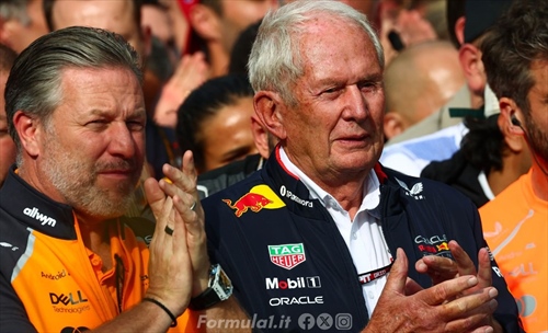 Marko gongola per aver battuto la McLaren: «20 secondi davanti alla McLaren, wow!»