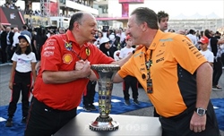 McLaren, Brown: «Il titolo sarà un discorso tra noi e la Ferrari», gli altri hanno dei «principianti» - McLaren, Brown: «Il titolo sarà un discorso tra noi e la Ferrari», gli altri hanno dei «principianti»