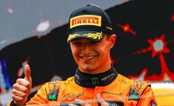 McLaren, Norris sorpreso dal suo secondo posto al GP di Cina