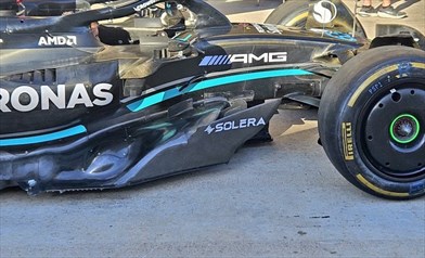 Mercedes, ad Austin debutta un nuovo fondo sulla W14: si pensa già al 2024? - Mercedes, ad Austin debutta un nuovo fondo sulla W14: si pensa già al 2024?