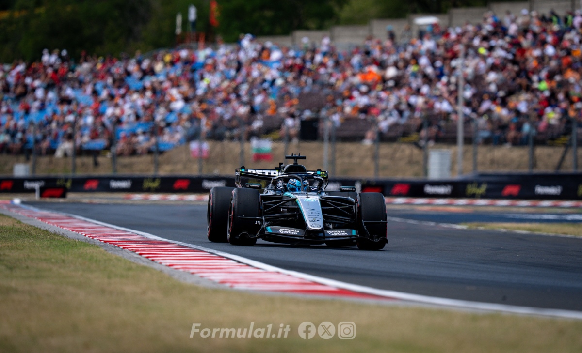 Mercedes in difficoltà a Budapest, Russell ammette: «È stata una giornata strana»