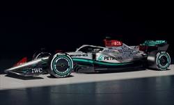 Mercedes, svelata la W13: tutte le immagini - Mercedes, svelata la W13: tutte le immagini