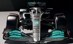 Mercedes, svelata la W13: tutte le immagini - Mercedes, svelata la W13: tutte le immagini