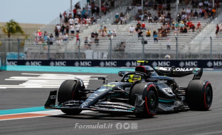 Miami - Mercedes irriconoscibile in qualifica. Il porpoising non c'entra, Wolff è affranto Miami - Mercedes irriconoscibile in qualifica. Il porpoising non c'entra, Wolff è affranto