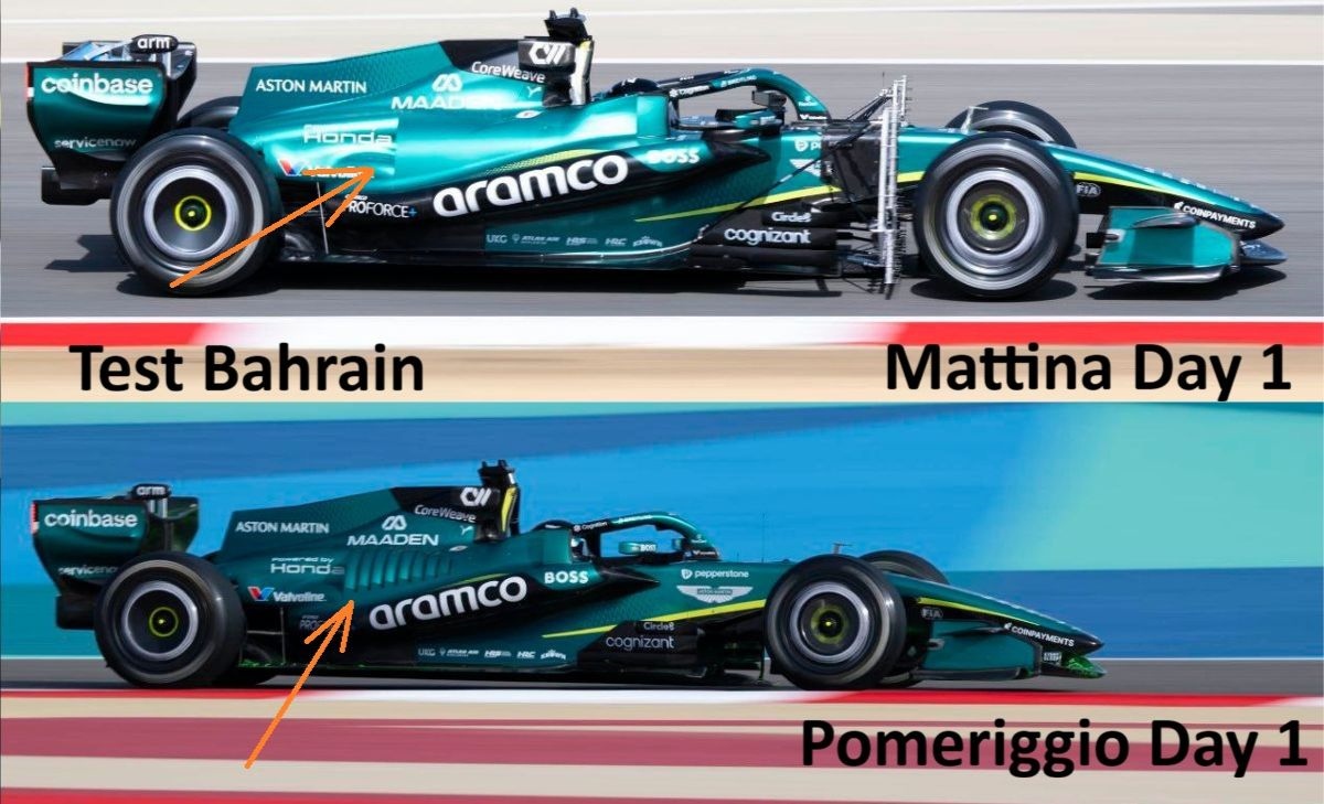 Aston Martin, AMR26, Test Bahrain, Day 1
