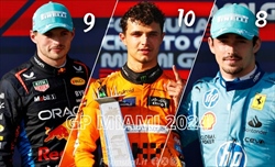 Norris coglie le occasioni e vince a Miami, Ferrari tra alti e bassi: le pagelle del GP 