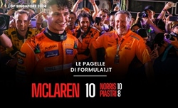 Norris domina a Singapore, Ferrari che spreco. Ricciardo saluta: le pagelle del GP  - Norris domina a Singapore, Ferrari che spreco. Ricciardo saluta: le pagelle del GP 