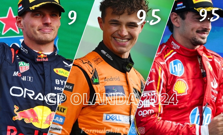 Norris domina a Zandvoort, Verstappen limita i danni. Ripresa Ferrari? Le pagelle del GP  Norris domina a Zandvoort, Verstappen limita i danni. Ripresa Ferrari? Le pagelle del GP
