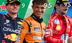 Norris domina a Zandvoort, Verstappen limita i danni. Ripresa Ferrari? Le pagelle del GP 