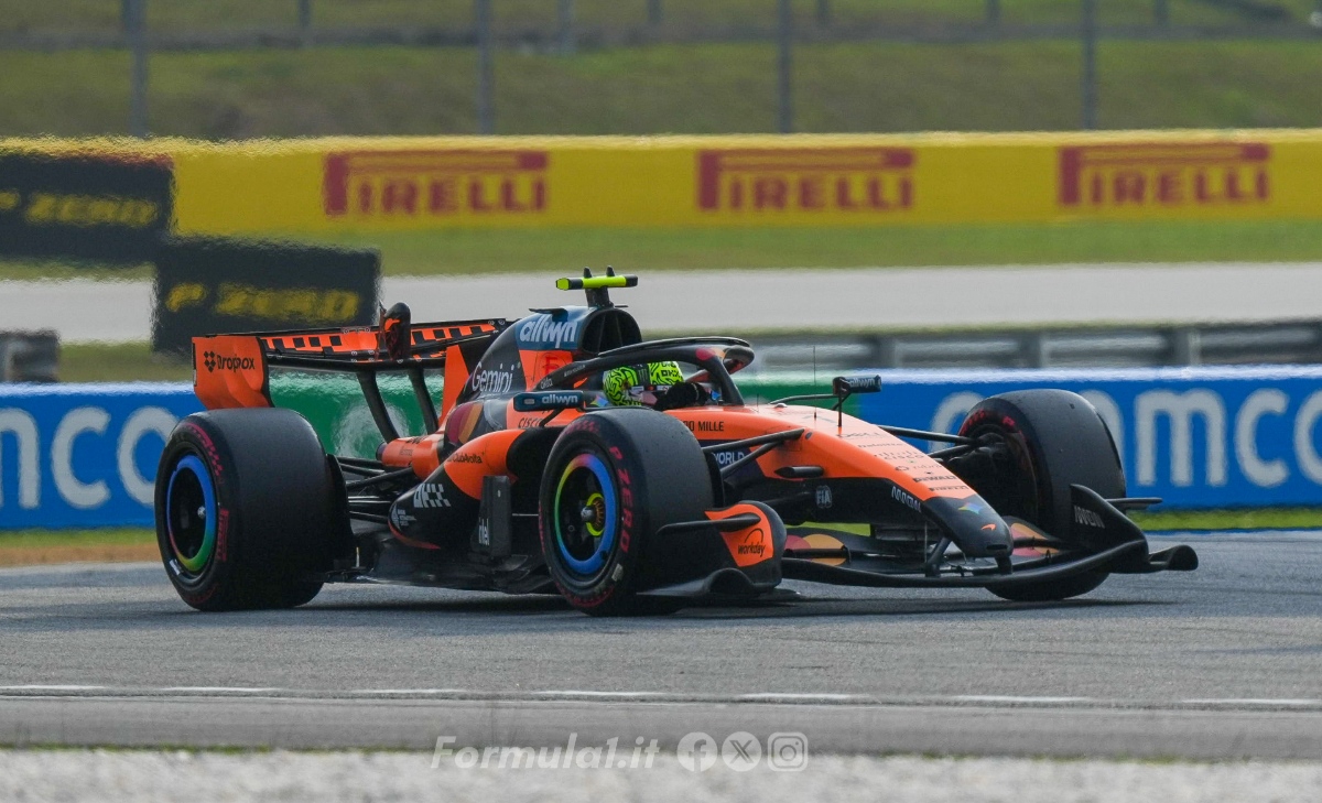 Norris, la FIA lo grazia dopo il caos dietro la safety car in Malesia