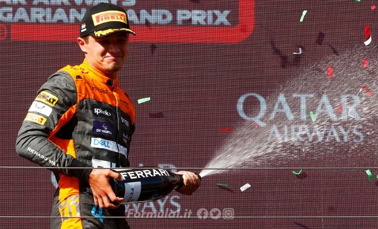 Norris si scusa: «Fosse stato il mio trofeo sarei molto infastidito, ma non cambierò» Norris si scusa: «Fosse stato il mio trofeo sarei molto infastidito, ma non cambierò»
