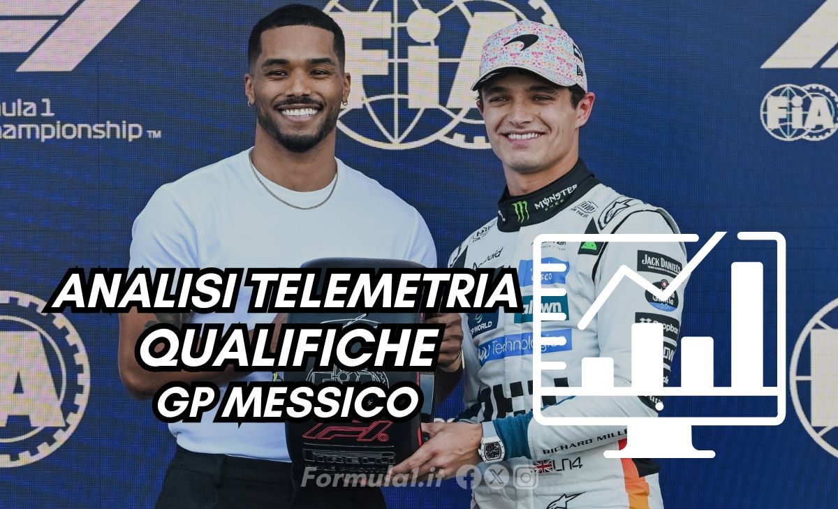 Norris sta vo-Lando. Ottima Ferrari, male Verstappen e Piastri: telemetria GP Messico Norris sta vo-Lando. Ottima Ferrari, male Verstappen e Piastri: telemetria GP Messico
