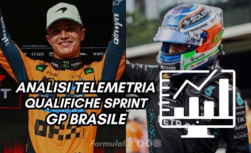 Norris, un'altra piccola grande conferma. Sorpresa Antonelli: telemetria SQ Brasile