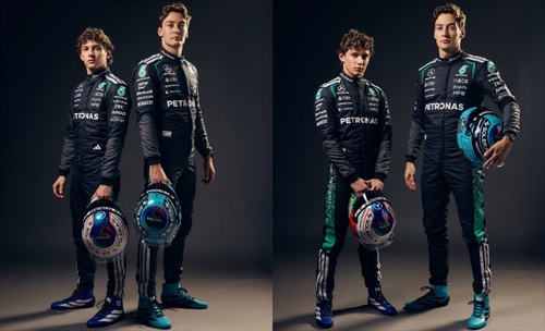 Nuove tute per la Mercedes: più risalto al verde Petronas nel 2026 [FOTO] - Nuove tute per la Mercedes: più risalto al verde Petronas nel 2026