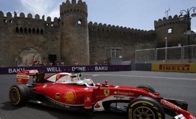 Per Vettel, a Baku ci sono tre auto alla pari - Per Vettel, a Baku ci sono tre auto alla pari