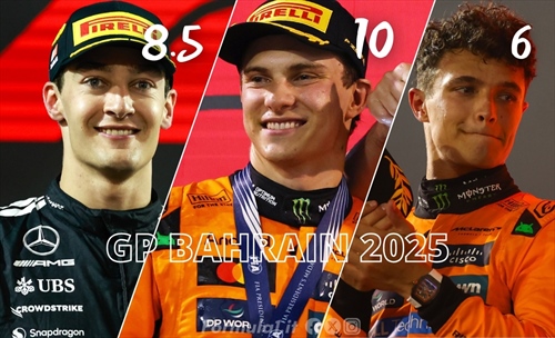 Piastri da Oscar in Bahrain, crollo Red Bull. Ferrari, eppur si muove: le pagelle del GP 