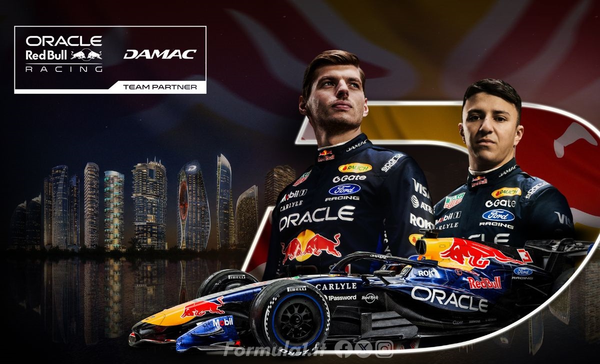 Red Bull, dal 2026 arriva DAMAC Properties 