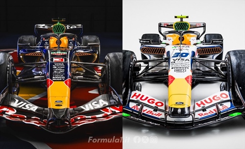 Red Bull molto estrema, VCARB più conservativa. Stessa power unit, diverse soluzioni