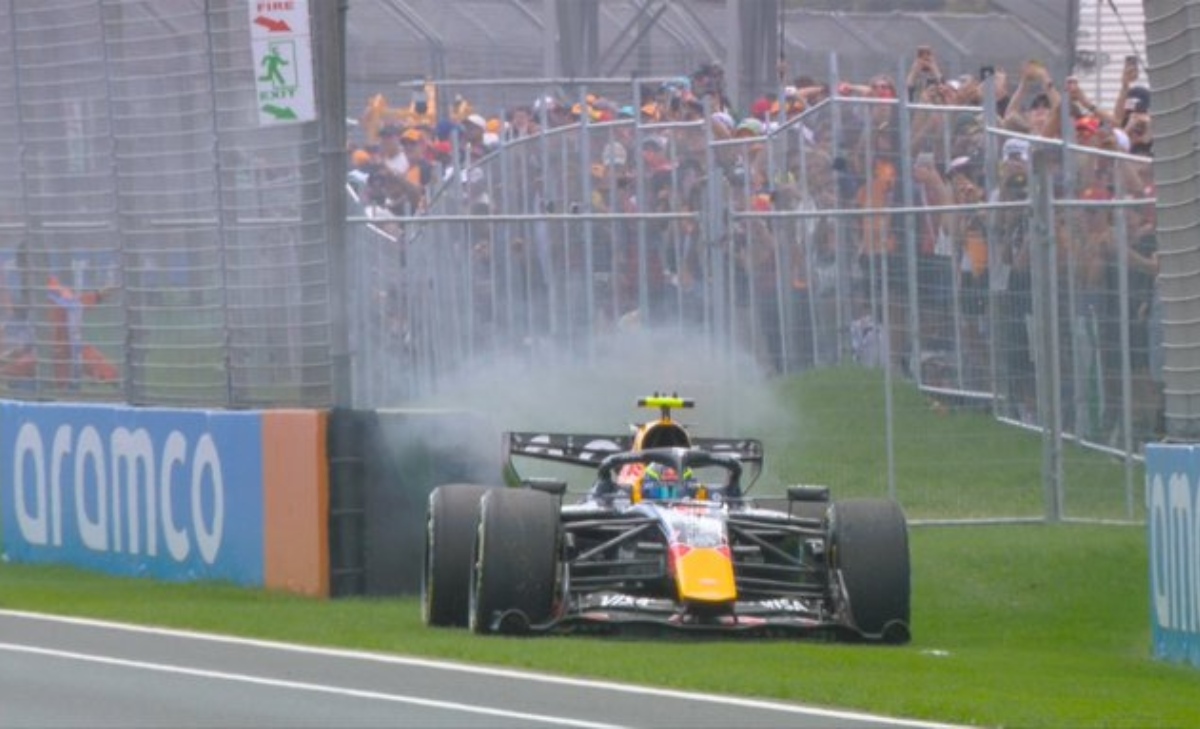 Ritiro per Hadjar a Melbourne: motore Red Bull Ford in fumo