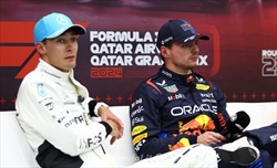 Russell dribbla una domanda sgradita: «Nè io nè Verstappen possiamo battere la McLaren» - Russell dribbla una domanda sgradita: «Nè io nè Verstappen possiamo battere la McLaren»