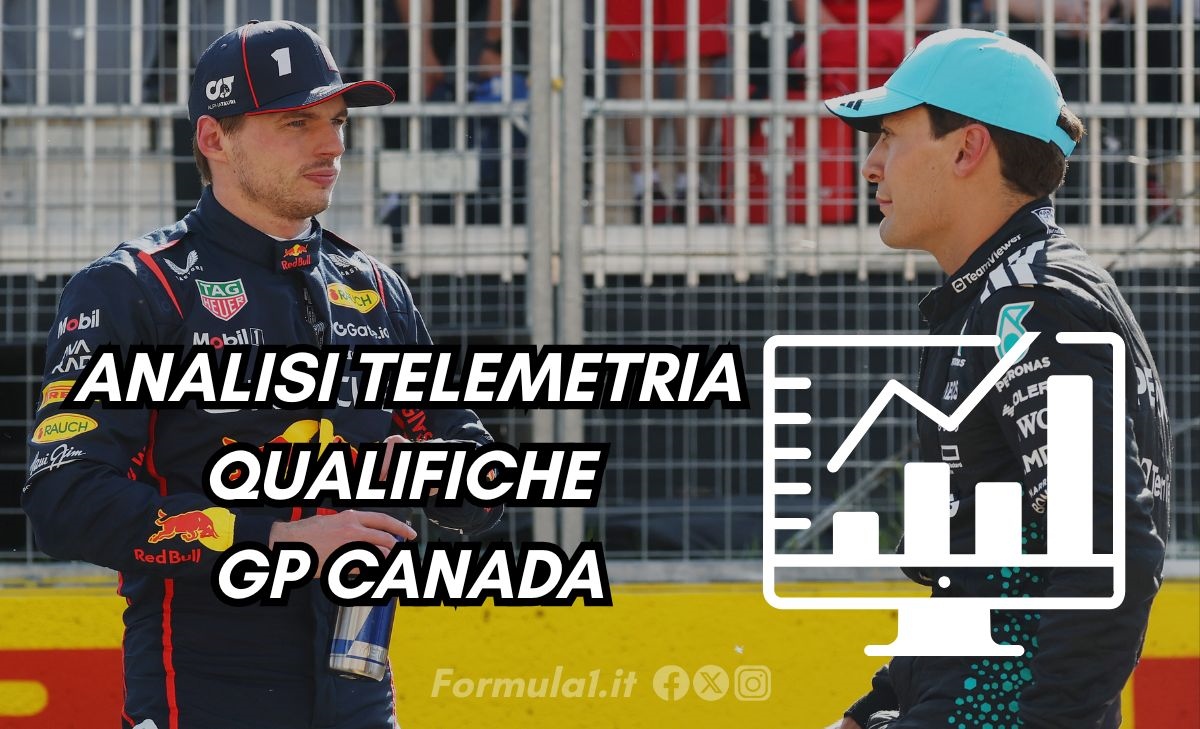 Russell e Verstappen visionari, Leclerc e Norris spreconi: analisi telemetria qualifiche Canada Russell e Verstappen visionari, Leclerc e Norris spreconi: analisi telemetria qualifiche Canada