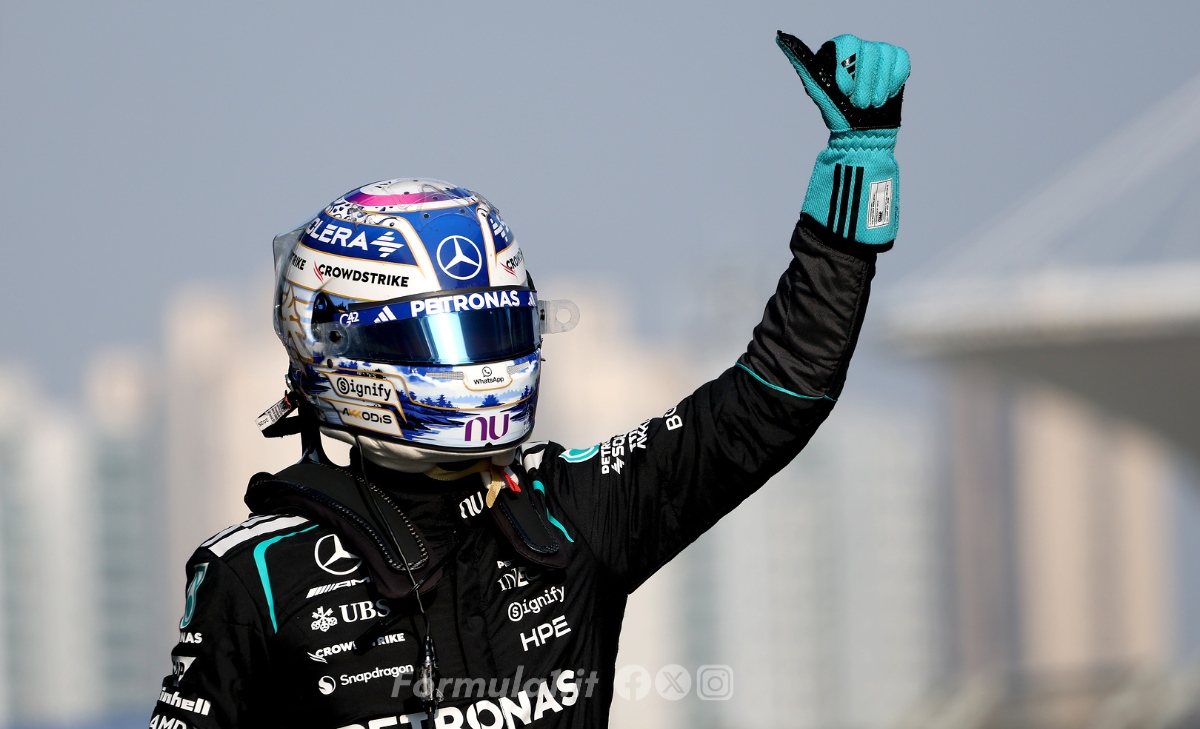 Russell elogia Antonelli: «Complimenti a Kimi. Questo weekend è stato fantastico»